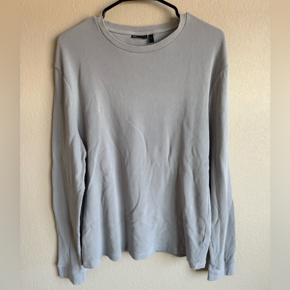 ASOS Gray Waffle Knit Long Sleeve Women’s Size Medium
